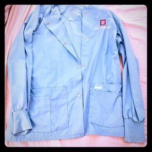 IU Health Scrub Top jacket PCA tech size small